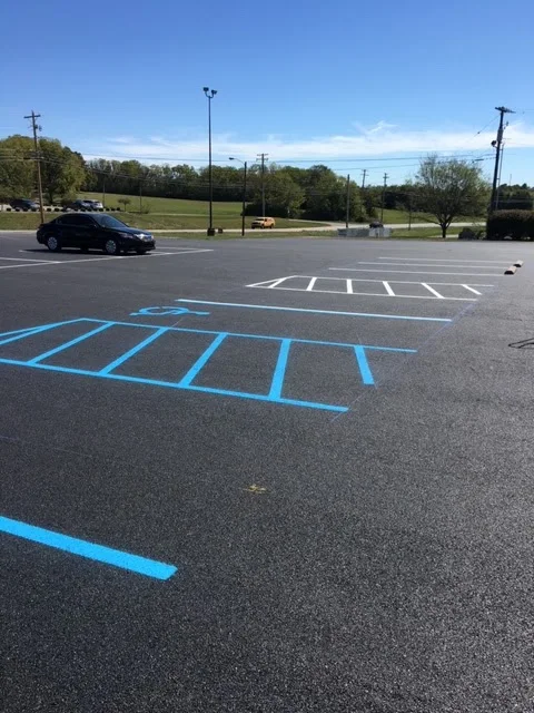 Commercial Parking Lot Striping in Georgetown